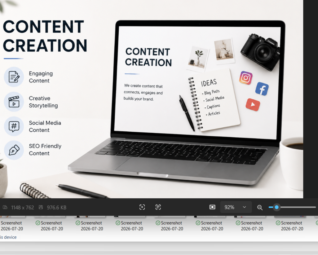 content creation