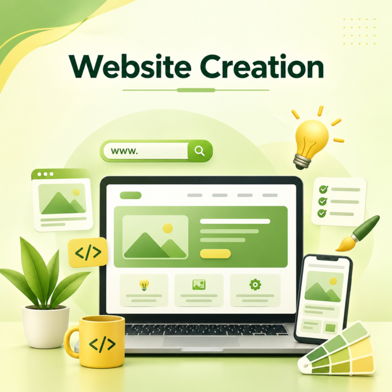 Home website creation